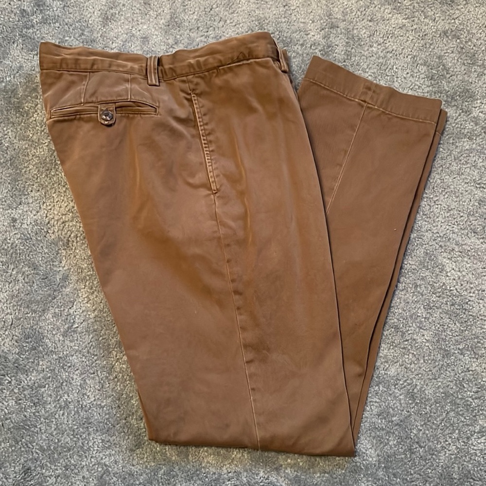Khaki cotton pants